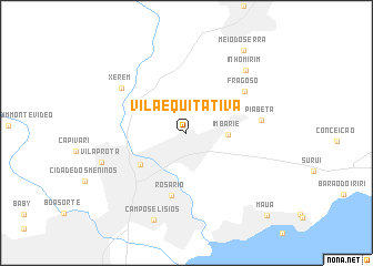 map of Vila Equitativa