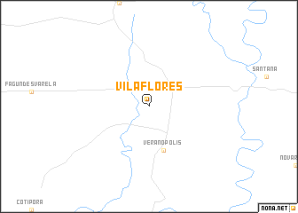 map of Vila Flores