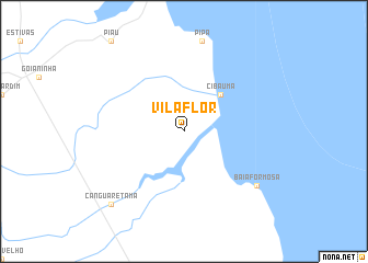 map of Vila Flor