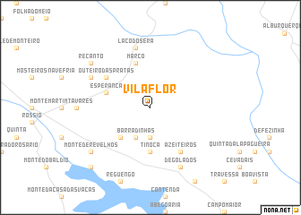 map of Vila Flor