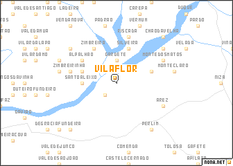 map of Vila Flor