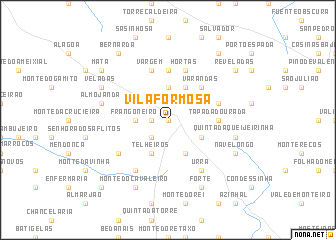 map of Vila Formosa