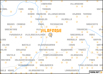 map of Vila Frade