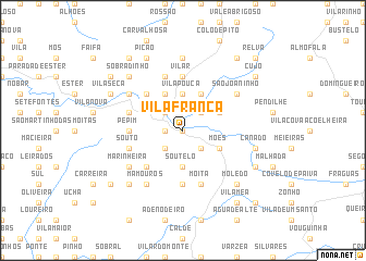 map of Vila Franca