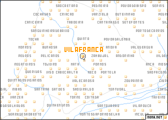 map of Vila Franca