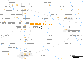 map of Világostanya