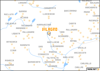 map of Vilagro