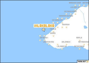 map of Vilakalaka