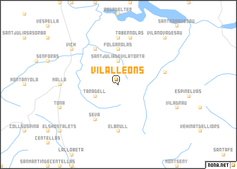 map of Vilalleóns