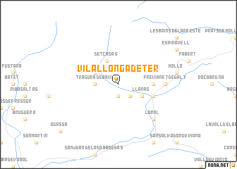 map of Vilallonga de Ter