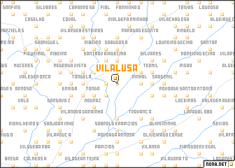 map of Vila Lusã