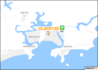 map of Vila Matias