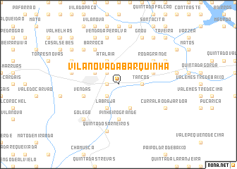 map of Vila Nova da Barquinha