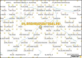 map of Vila Nova do Souto dʼ El-Rei