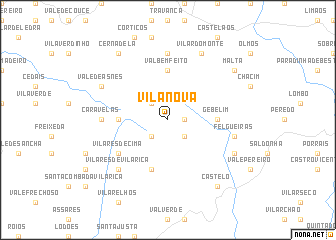 map of Vila Nova