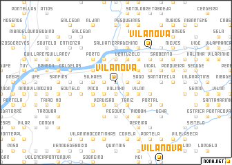 map of Vila Nova