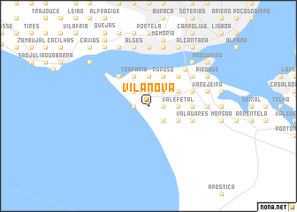 map of Vila Nova