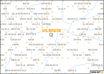 map of Vila Nune