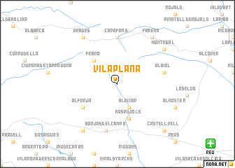 map of Vilaplana