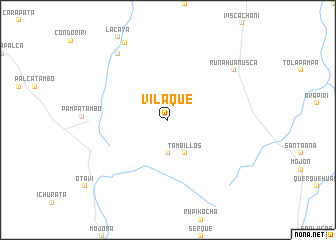 map of Vilaque