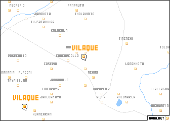 map of Vilaque