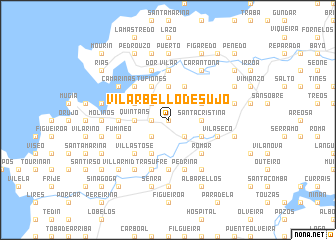 map of Vilarbello de Sujo