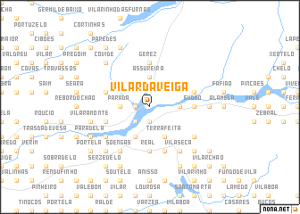 map of Vilar da Veiga