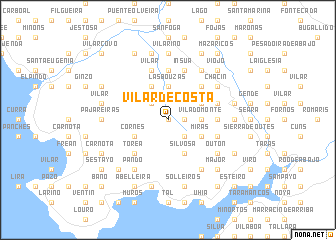 map of Vilar de Costa