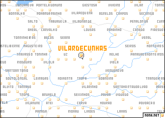 map of Vilar de Cunhas