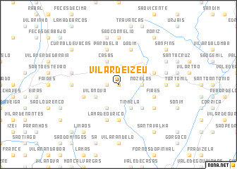 map of Vilar de Izeu