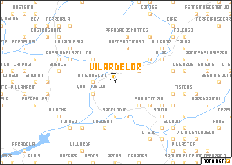 map of Vilar de Lor