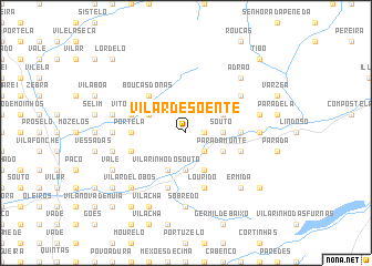 map of Vilar de Soente