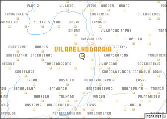 map of Vilarelho da Raia