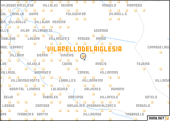 map of Vilarello de la Iglesia