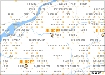 map of Vilares