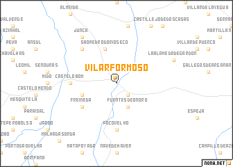 map of Vilar Formoso