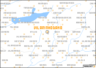 map of Vilarinho da Mó