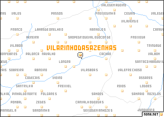 map of Vilarinho das Azenhas