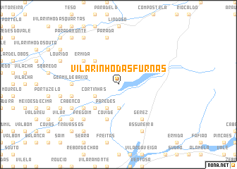 map of Vilarinho das Furnas