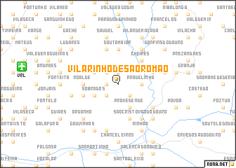 map of Vilarinho de São Romão