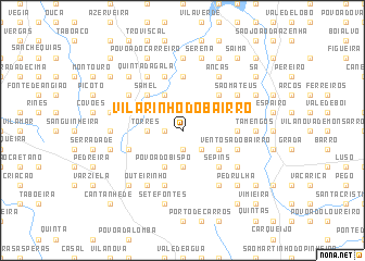 map of Vilarinho do Bairro