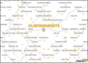 map of Vilarinho do Monte