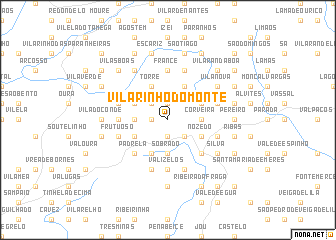 map of Vilarinho do Monte