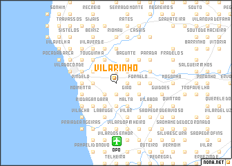 map of Vilarinho