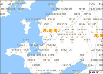 map of Vilariño