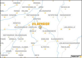 map of Vilar Maior