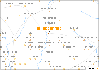 map of Vilarrodona