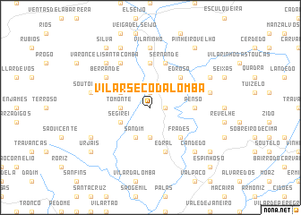 map of Vilar Seco da Lomba