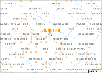 map of Vilartão