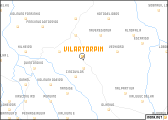 map of Vilar Torpim